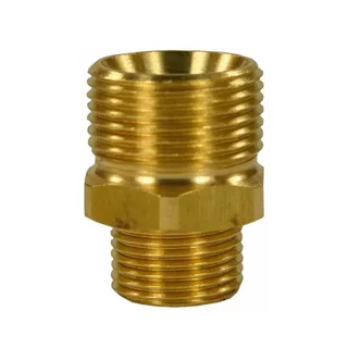 Переходник М22 внеш – 1/2внеш, 400 bar, латунь
