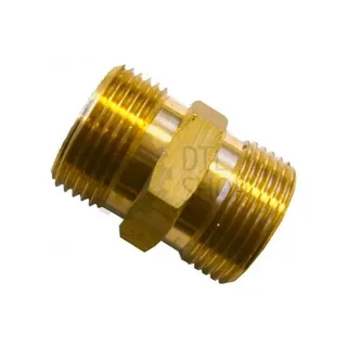Переходник 3/8внеш - 3/8внеш, 400 bar, латунь